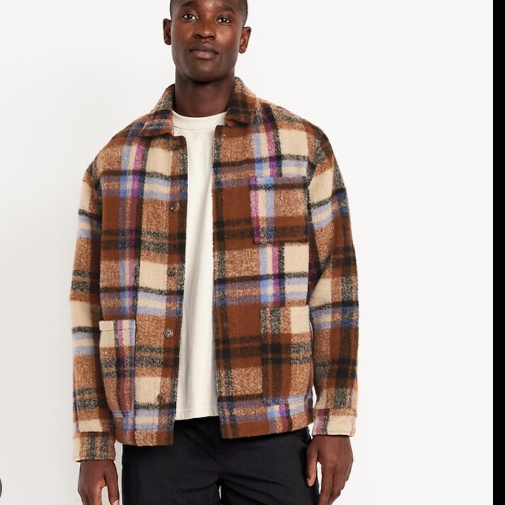 NWT Old Navy Wool Blend Chore Jacket XXXL